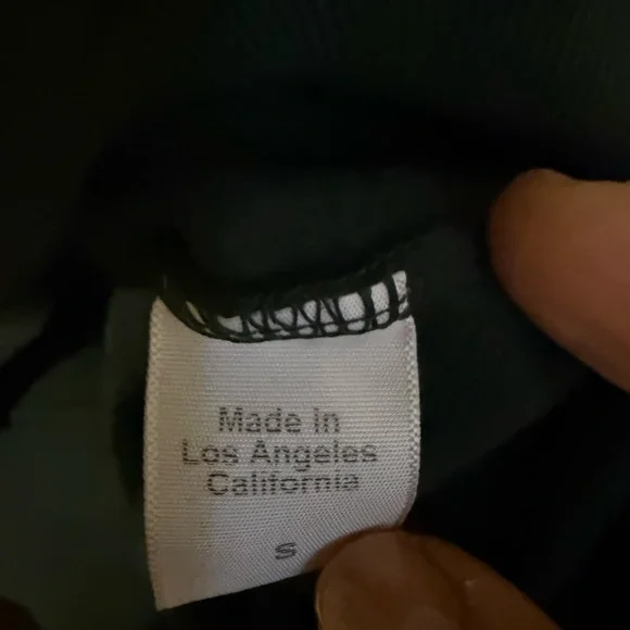 Clare V Green and White Sweater - Picture 6 of 7